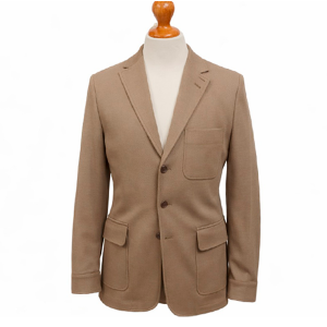 Chaqueta teba Londres, 100% lana punto interlock